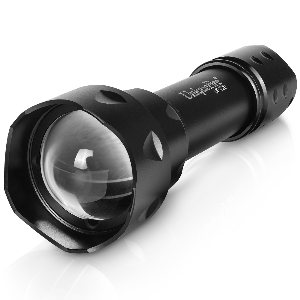 Hunting Thermal Imaging Scope - Juniquefire-LEDナイトビジョン懐中電灯,ズーム,赤外線ライト,調整可能な狩猟用トーチ,850nm,3モード