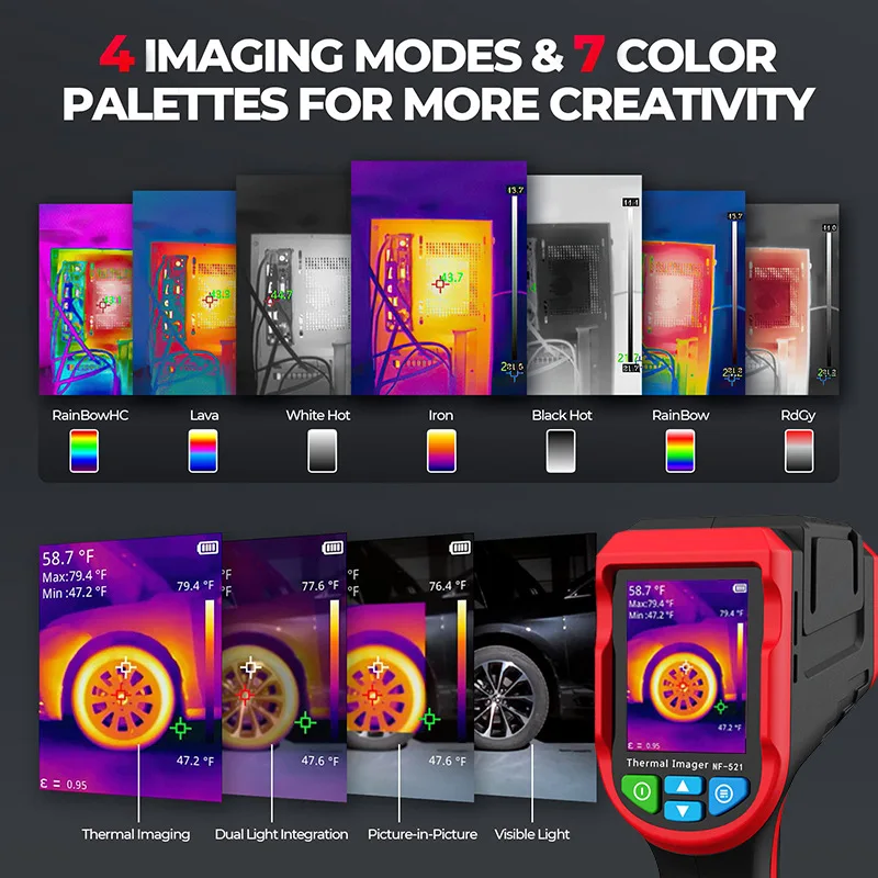 NOYAFA NF-521 ハンドヘルドサーマルイメージング - Nf 521 Thermal Imaging Camera のレビューと価格