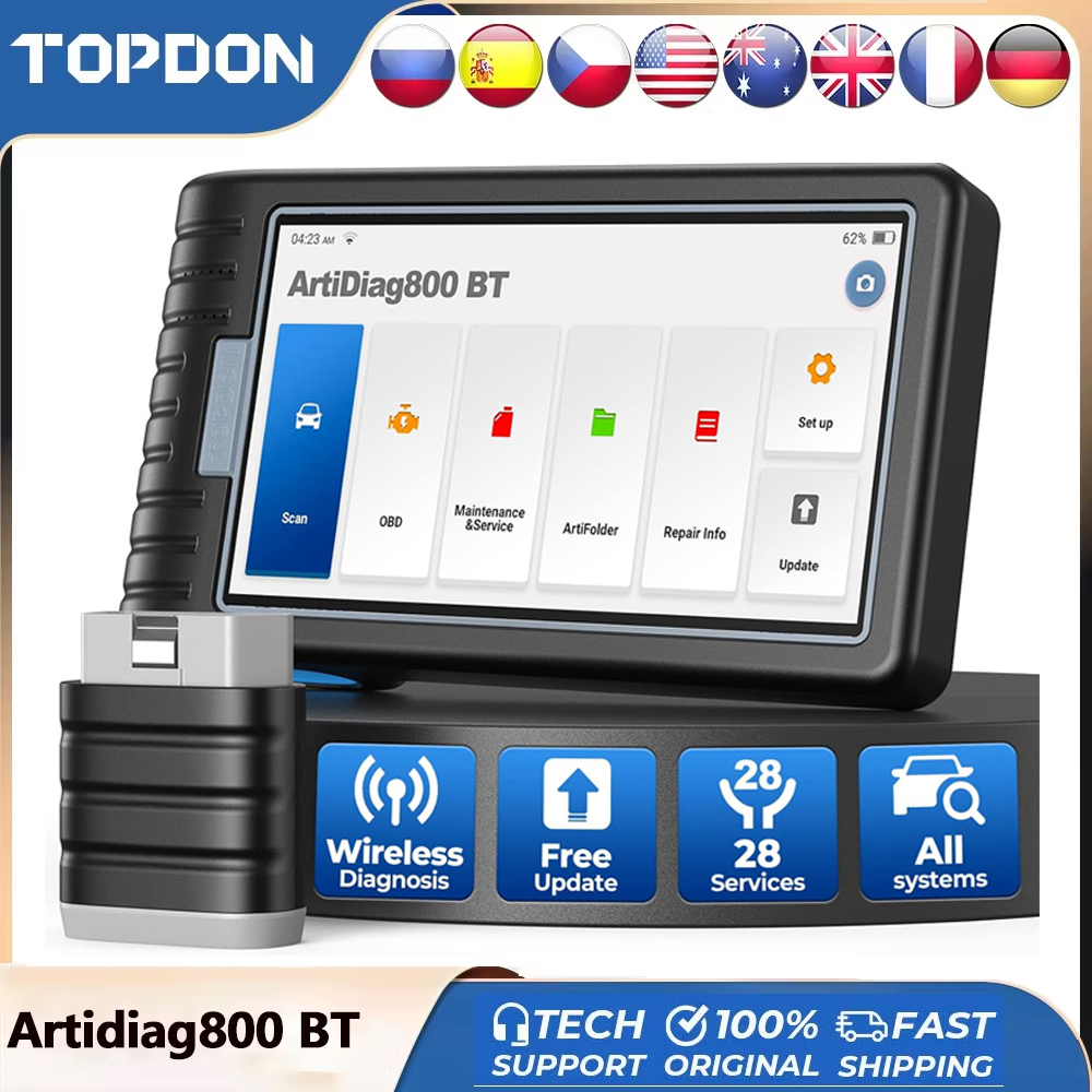 TOPDON ArtiDiag800 BT 車載診断ツール、 - Topdon Tc001 Thermal Camera のレビューと価格